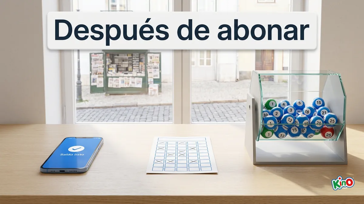 Qué pasa después de abonar en loteria.cl: saldo listo y jugada de Kino