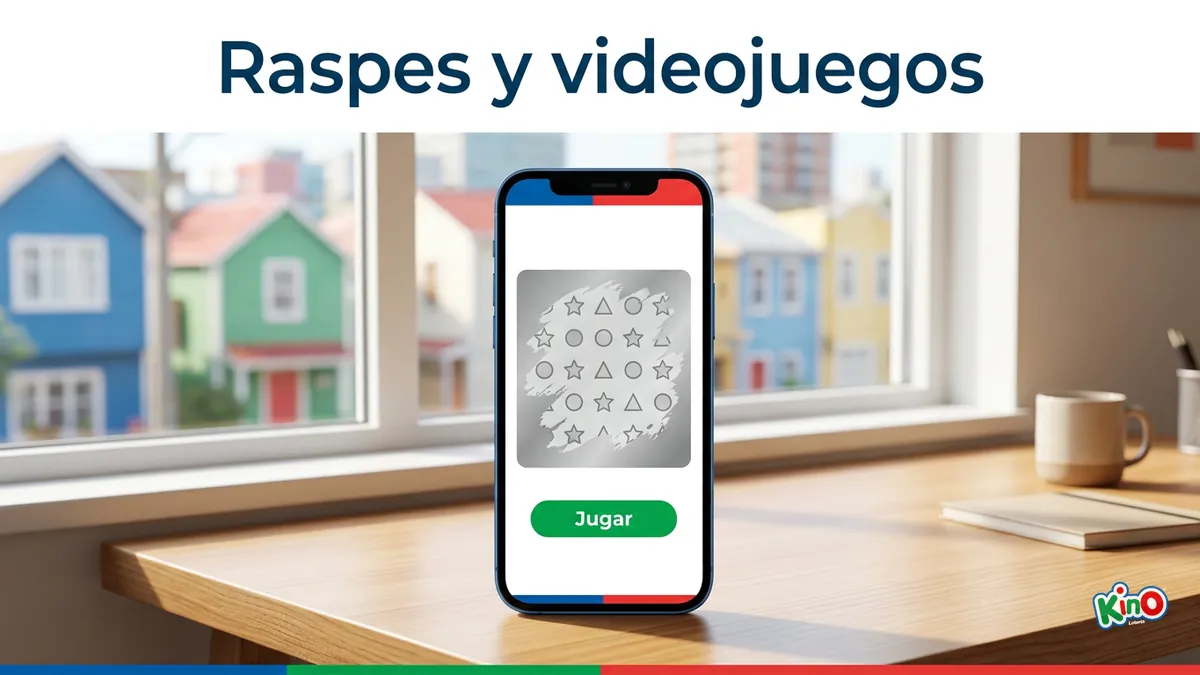 Raspes y videojuegos en loteria.cl: cómo funcionan en el teléfono