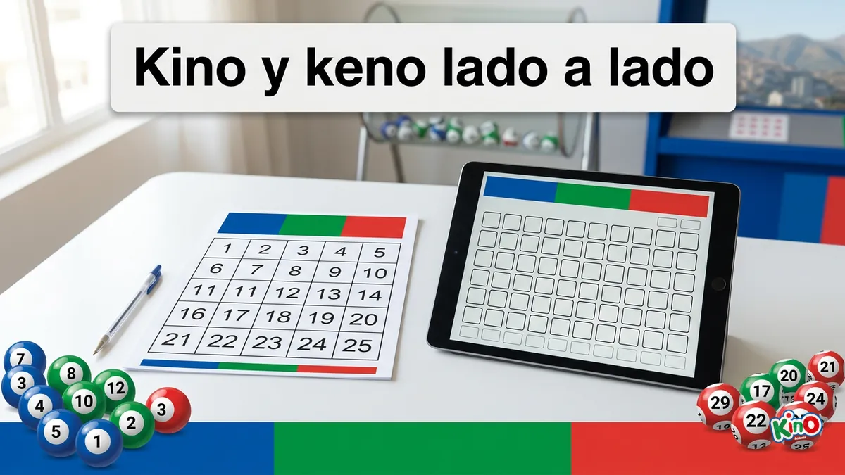 Tabla comparativa de Kino y keno de casino