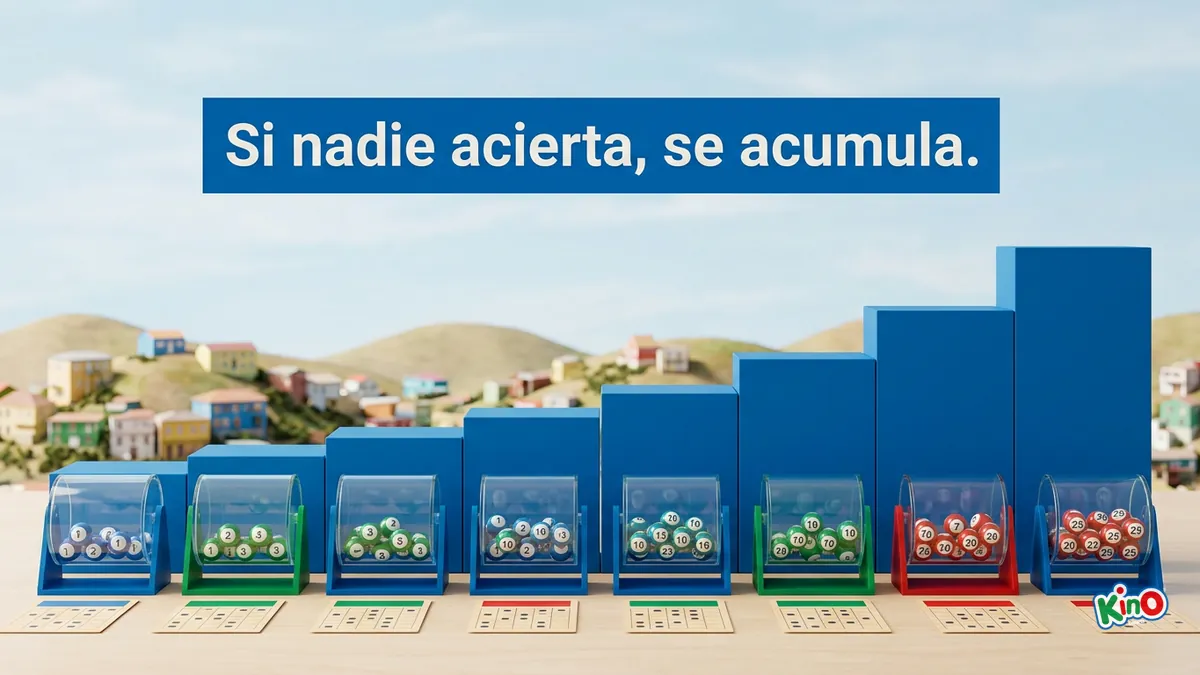 Línea de tiempo del pozo del Kino que se acumula si nadie acierta